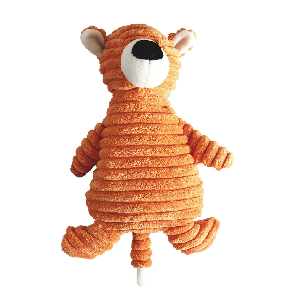 Tiger - Plush Dog Toy Animals