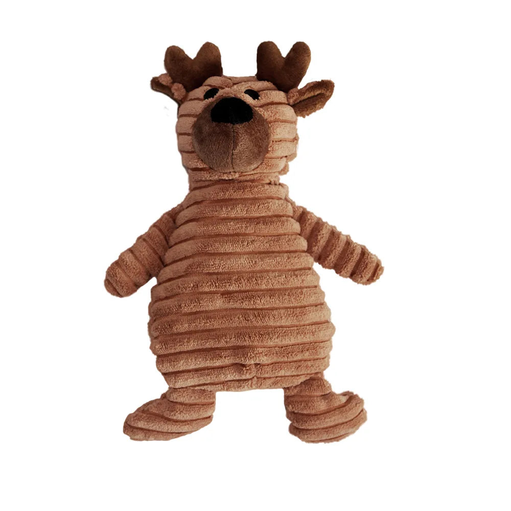 Elk - Plush Dog Toy Animals